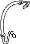 Image of Power Steering Pressure Hose image for your 2016 GMC Savana 3500 LS Extended Passenger Van  