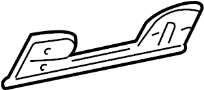 15984318 Instrument Panel Knee Bolster Bracket (Lower)