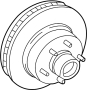 View Rotor. Hub. Brake. (Front) Full-Sized Product Image 1 of 2