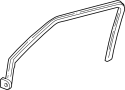 Image of Glass run. Weatherstrip Assembly - Side Window. (Front). 1st design has shallow. image