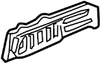 Image of Interior Door Handle image for your 2000 Chevrolet K3500  Base Standard Cab Pickup 5.7L Vortec V8 M/T 
