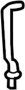 Door Lock Operating Rod (Right, Rear)