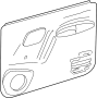 View Door Interior Trim Panel Full-Sized Product Image 1 of 1