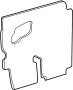 Image of Door Water Deflector (Rear, Lower) image for your 2020 Chevrolet Corvette   
