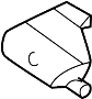 View Bracket. Bumper. (Rear, Upper, Lower) Full-Sized Product Image