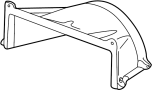15088329 Engine Cooling Fan Shroud (Rear, Upper)