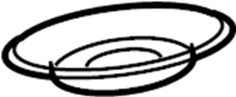 View Coil Spring Insulator (Upper, Lower) Full-Sized Product Image