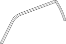 Image of Weatherstrip. (Front, Rear, Upper, Lower). Roof Panel Weatherstrip. image for your 2008 Chevrolet Tahoe  LT Sport Utility  