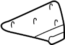 12479647 Seat Track Cover (Rear)