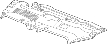 Image of Radiator Support Access Cover image for your 2023 GMC Sierra 2500 HD AT4 Crew Cab Pickup Fleetside 6.6L V8 A/T 4WD 