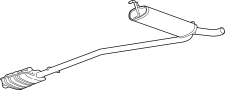 Image of Exhaust Muffler image for your 2015 Buick Encore   