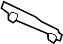 View Baffle. REINFORCED. Plate. Pillar. Rocker. (Rear, Lower) Full-Sized Product Image