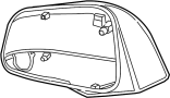 Door Mirror Cover (Upper)