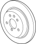 View Disc Brake Rotor (Rear) Full-Sized Product Image