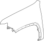 View Fender (Front) Full-Sized Product Image 1 of 2