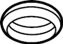 View Catalytic Converter Gasket. Converter and pipe seal.  Full-Sized Product Image