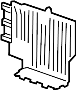 View Panel Assembly - Seat Back. (Rear) Full-Sized Product Image