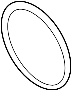 Image of Water. Pump. Gasket. Engine. Seal. (O Ring). Gasket for Water Pump. image for your 2003 Chevrolet Avalanche 2500   