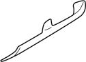 91175547 Instrument Panel Knee Bolster (Lower)