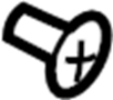 Image of Interior Door Handle Screw image for your 2019 Chevrolet Bolt EV LT Hatchback  
