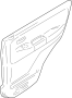 Image of Door Interior Trim Panel (Rear) image for your 2021 Chevrolet Suburban    