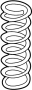 Image of Coil Spring image for your 2003 Chevrolet Tracker LT Sport Utility  