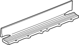 94666513 Panel Assembly - Load Floor TR. Vent. Water drain Panel. (Front)