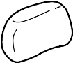 88938513 Headrest Cushion. Pad.