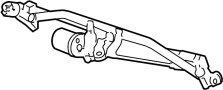 View Windshield Wiper Motor (Front) Full-Sized Product Image