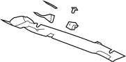 15861839 Roof Opening Trim (Rear)