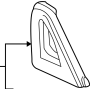 Quarter Panel Reveal Molding (Rear, Upper)