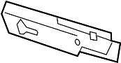 15236804 Quarter Panel Reinforcement (Rear, Upper, Lower)