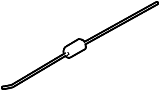 15921837 Tailgate Latch Rod