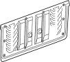 25781339 Tailgate Trim Cover