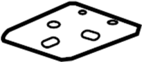 15886994 Bumper Step Pad (Rear, Upper)