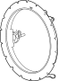 View Engine Cooling Fan Shroud (Rear) Full-Sized Product Image 1 of 4