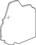 View Door Panel Insulation (Rear, Upper) Full-Sized Product Image 1 of 3