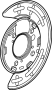 View Brake Backing Plate Full-Sized Product Image