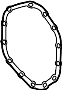 View Axle Housing Cover Gasket. Differential Cover Gasket.  Full-Sized Product Image 1 of 4