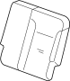 Image of Seat Back Cushion Cover image for your 2020 Chevrolet Traverse  LS Sport Utility 3.6L V6 A/T FWD 