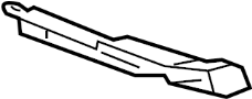 15213550 Bumper Cover Bracket (Rear, Lower)