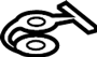 View Turbocharger Oil Line Gasket Full-Sized Product Image 1 of 3