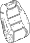 42836634 Seat back pad.