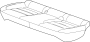 View Bushing. Seat. Cover. Frame. Cushion. (Lower) Full-Sized Product Image