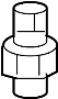 View Ignition Knock (Detonation) Sensor Full-Sized Product Image 1 of 4