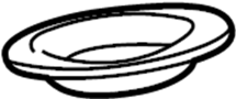 View Coil Spring Insulator (Upper, Lower) Full-Sized Product Image