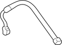 View Brake Hydraulic Hose (Rear) Full-Sized Product Image