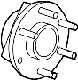 View Hub Assembly - Wheel (W/ Bearing and Wheel Speed SEN). (Front) Full-Sized Product Image