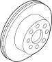 View Disc Brake Rotor (Rear) Full-Sized Product Image 1 of 6