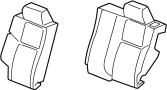 Seat Back Cushion Cover (Rear)